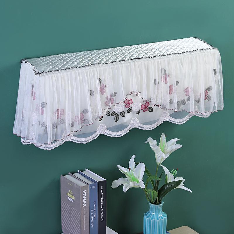 Large Size Lace Hanging Air Conditioning Dust Cover All-Inclusive  Conditioner Protective Luxury Embroidery Home Decoration