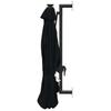 Wall Mounted Sun Umbrella with LEDs 300 Cm Black