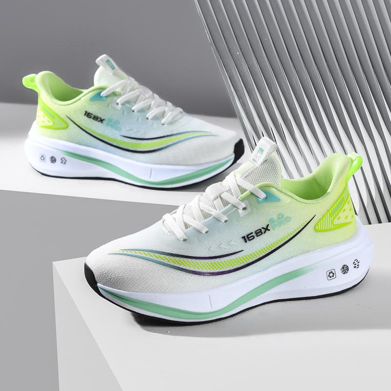 2025 Large Size Marathon Running Shoes Men's and Women's Outdoor Aerobic Running, Light and Breathable, Student Body Test Running Shoes