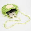 Women Mini Flower Cotton Crochet Crossbody Shoulder Bag Handbag Coin Purse