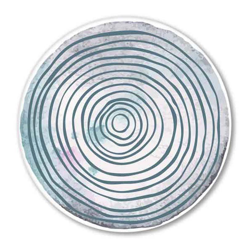 6Pcs/Set Coasters Heat Resistant Non-Slip Drink Cafe Decoration 2D Flat Coasters Anti-Scalding Insulation Pads