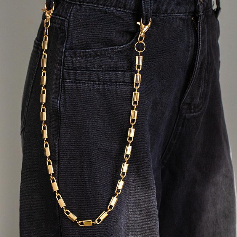 Metallkette Hüftkette Halskette Armband High-End Trendig Cool Personalisiert Jeans Kette Modeaccessoires