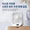 Portable Usb Rechargeable Desktop Digital Display Power Electric Household Office Small Fan Plugging Dual-Circulating Fan