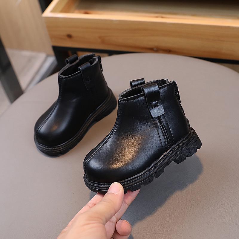 New Martin Boots: Non-Slip Soft Sole Leather Shoes for Toddlers (2-3 Years), Warm and Ideal for Autumn & Winter
