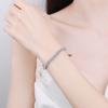 100% S925 Silver 2-6mm Real Moissanite Tennis Bracelet for Women Wedding Jewelry Christmas Exquisite Gift