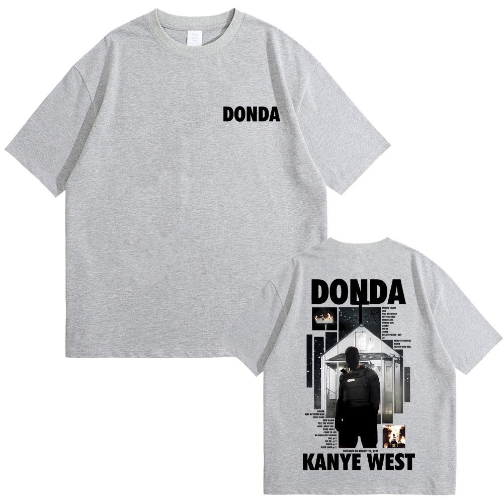 Rapper  Kanye West Donda Graphic T-shirt Men Women Hip Hop Fashion Pop Music T Shirts Men's Casual Summer Vintage T-shirts Tops