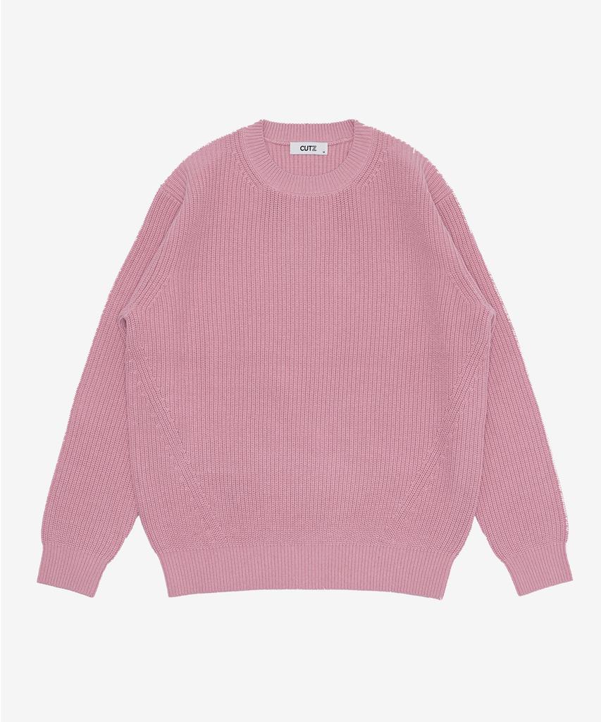 CUTZ Essential Ribbed Crewneck Knit - 10 Colors (Type B)