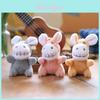 Porte-clés Âne en Peluche Jouet Animal en Peluche avec Rembourrage en Coton PP Ultra Doux Breloque de Sac à Dos Pour Filles Accessoires