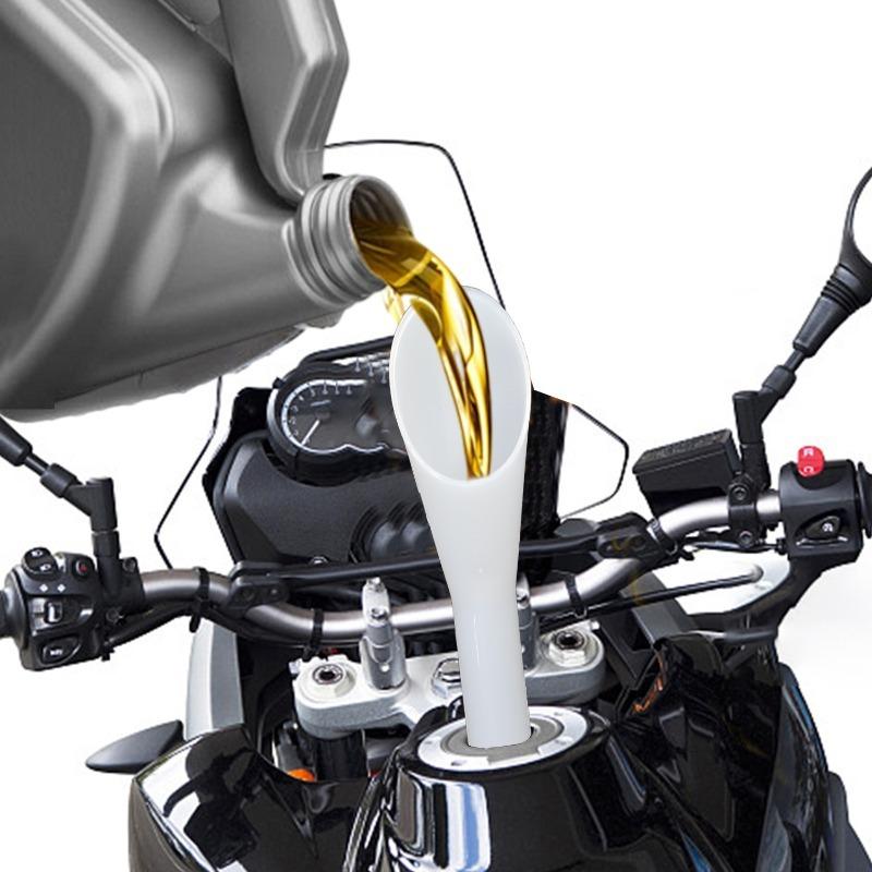 1-2PC Car Engine Refueling Funnel Long Pole Hands-free PVC Oil Petrol Funnel Washer Fluid Change Foldable Portable Car Accessory