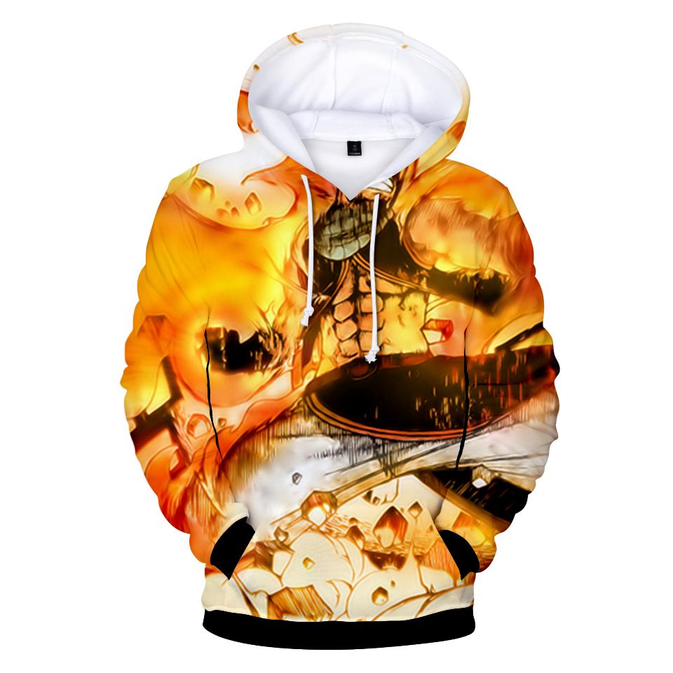 Podzim Zima 3D tisk Anime Fairy Tail Cosplay Mikiny Mikiny Kluk/dívka Neformální mikina Fairy Tail Pulovry