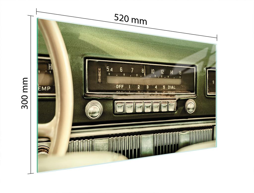 SZKLANA DESKA DO KROJENIA 52x30 RADIO