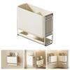 Wall Mounted Chopstick Organizers Rack Kitchen Utensil Drain Storage Rack Sink Utensils Container Countertop Storage Rack