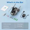 15MP HD Triple-Lens Outdoor PTZ Camera with Waterproof Build, WiFi, Full-Color Night Vision, 10x Zoom, and Two-Way Audio.