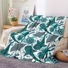 1pc Ocean Creatures Lightweight Flannel Blanket, Comfortable and Warm Blanket, for Office and Camping Sofa Bed, Livingroom186