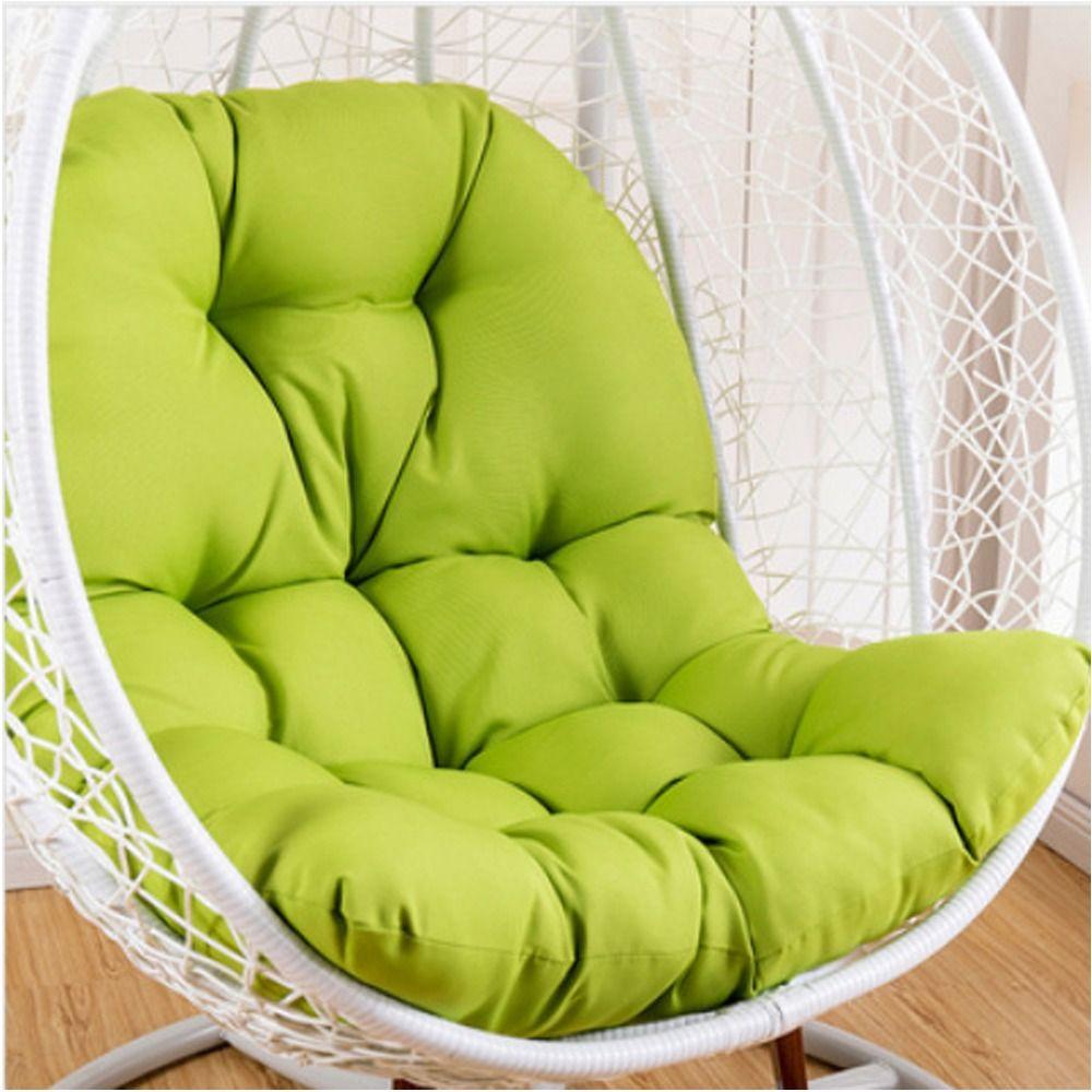 Swing Hanging Chair Mat Balcony Egg Chair Cushion Seat Pad Pillow Patio Garden Outdoor Thickened Hammock Rocking Chair Seat