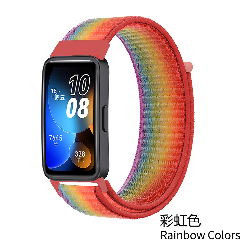 Nylon solo loop strap for Huawei Band 10 9 8 7 bracelet wristband replacement belt accessories Huawei band 10 breathable Correa
