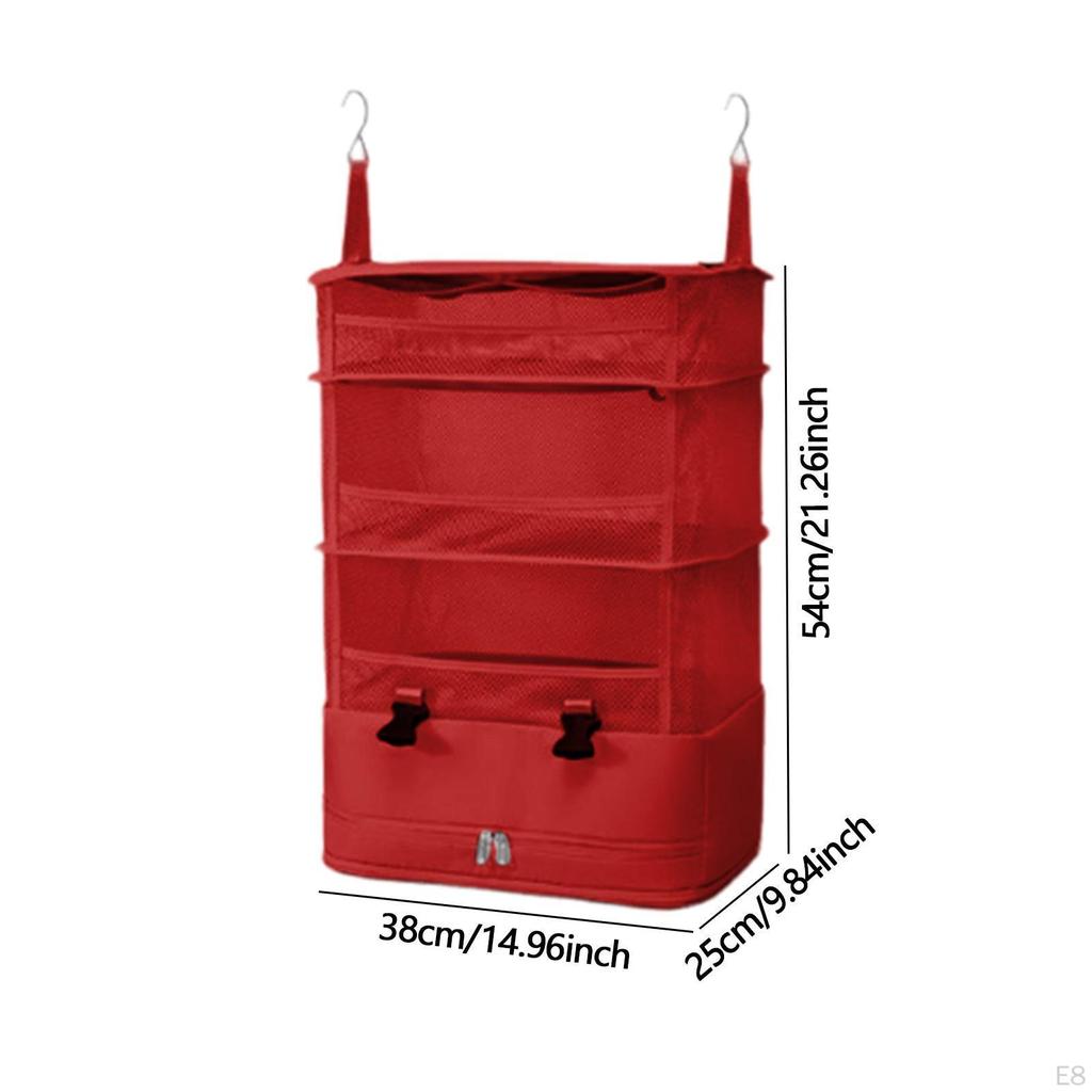 Hanging Travel Shelves Bag Clothes Storage Foldable Compression Casual Packing Cube Luggage