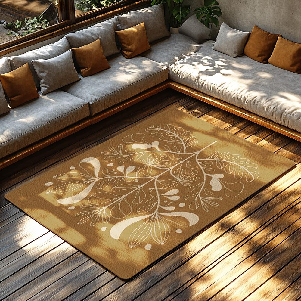 Boho Area Rugs Farmhouse Decor Modern Geometric Carpet Non Slip Floor Mat Entryway Rug Living Room Decor Washable Home Accent St