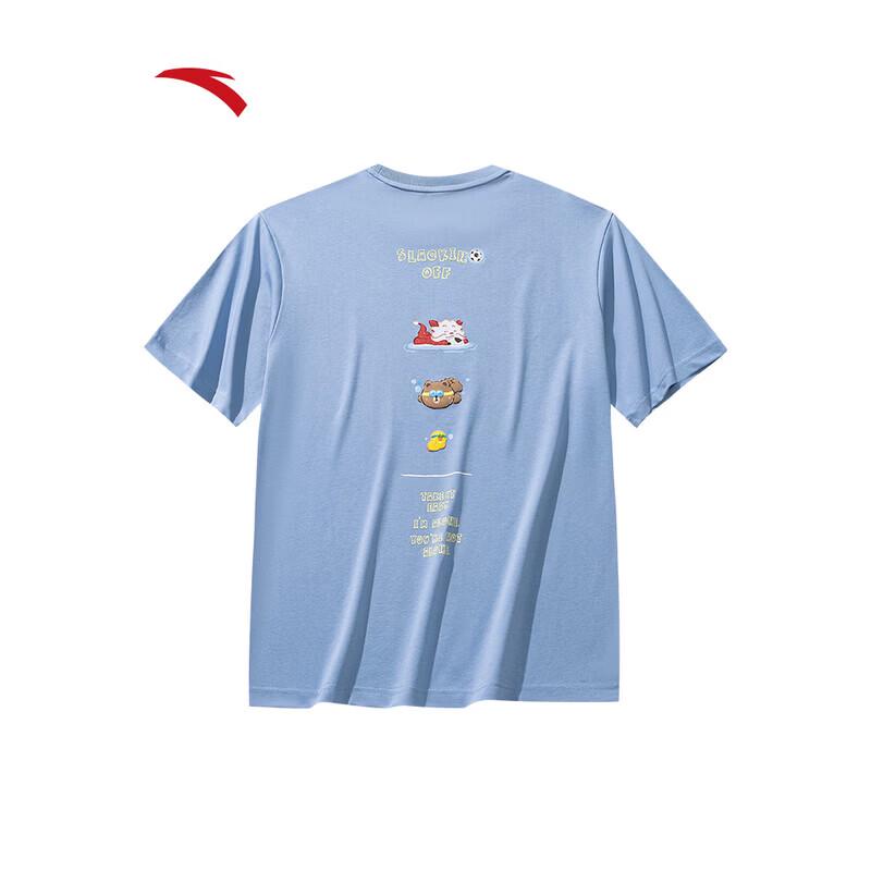 ANTA x LINE FRIENDS Ice-Cool Anti-bacterial Unisex Loose T-shirt