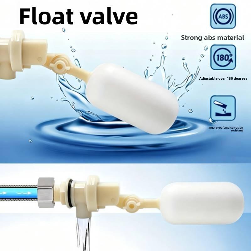 Plastic Float Ball Valve Water Level Controller With Adjustable Inlet For Water Tank And Irrigation