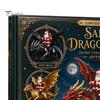 Surprise Toys for Kids Santa Claus' Flying Dragon Journey Advent Calendar, 24 Day Countdown Box, Creative Gifts Friends 2D Flat Christmas Ornaments,