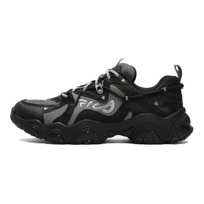 Fluid 4 Retro Sports Atmungsaktive Low-Top Lifestyle Schuhe Damen Sneaker Schwarz F12W342107BWA
