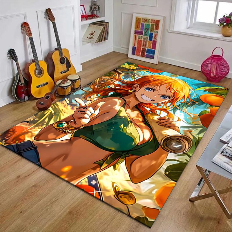 N-Nami2Printed Area Rug Carpet for Bedroom Living Room Home Decor Rugs Mat Non Slip Mat Rug for Bedside