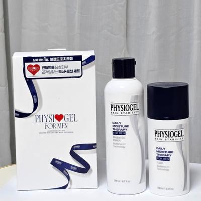 PHYSIOGEL FOR MEN set 2 pezzi DMT PER UOMINI DMT TONICO ESSENZIALE + FLUIDO, 1 pezzo