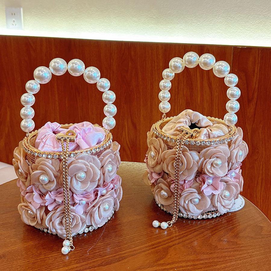Niche Design Flower Bird Cage Bag New Temperament Versatile Chain Messenger Bag Exquisite Super Fire Handbag