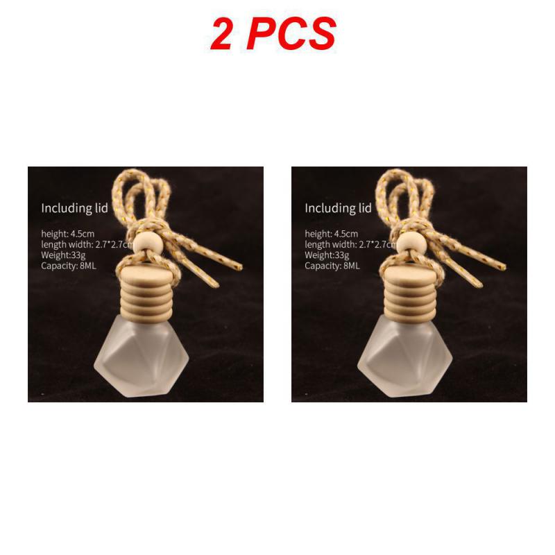 1/2/3PCS Frosted Glass Pendant Gentle Exquisite Easy To Install High-quality Car Accessories Car Interior Fragrance Pendant