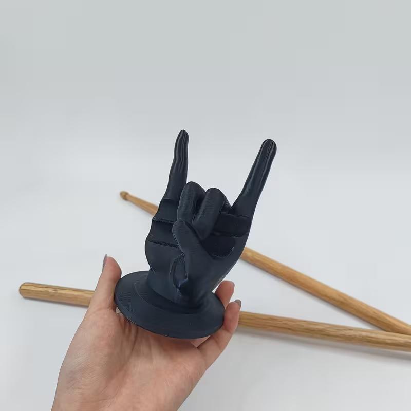 Kreatywny Stojak na Pałeczki do Bębna Rockowego, Stojak Ekspozycyjny na Pałeczki, Stojak na Pałeczki do Młotków, Uchwyt na Pałeczki do Bębna, Dekoracja Domu, Zabawny Prezent dla Perkusisty