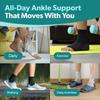 2 Pairs of Arch Support and Stability Ankle Compression Socks, Arch and Ankle Support Pressure Foot Sleeves with Open-toe Design