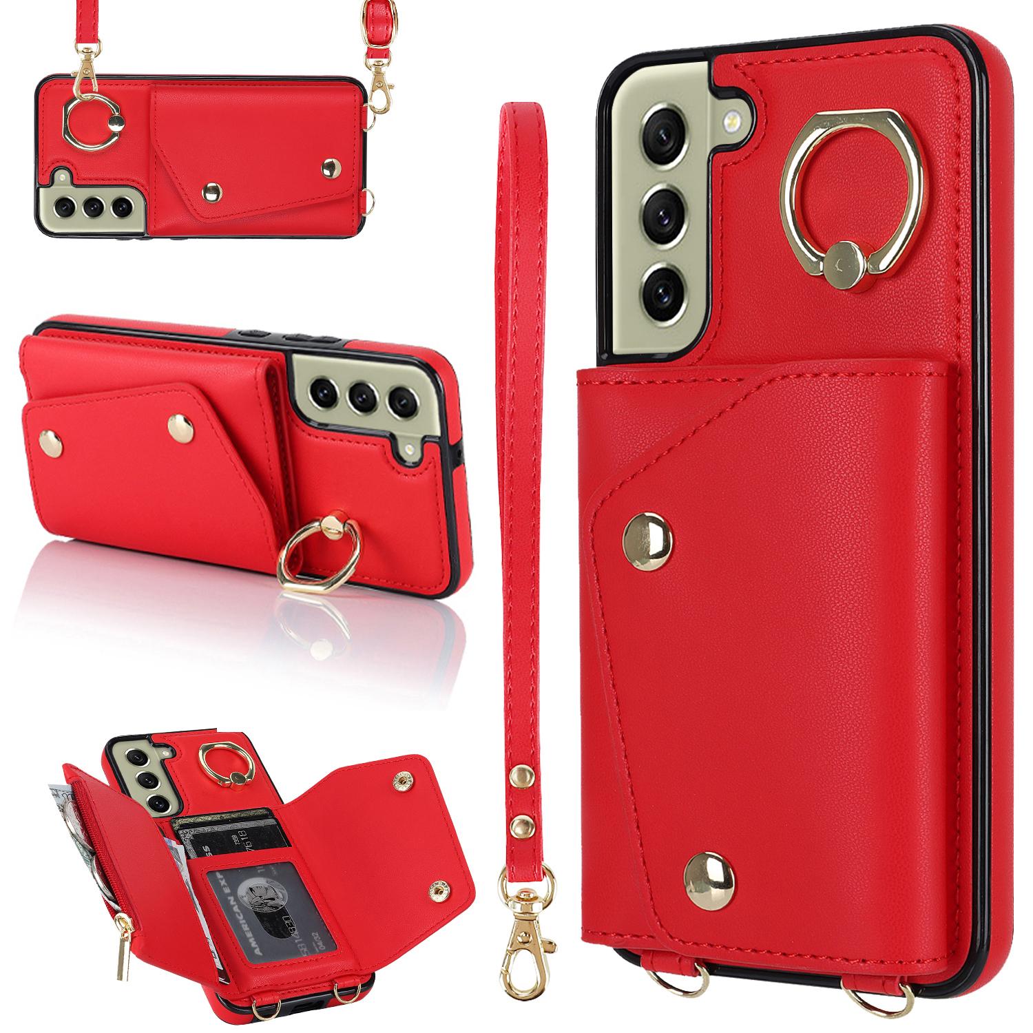 Red PU Leather
