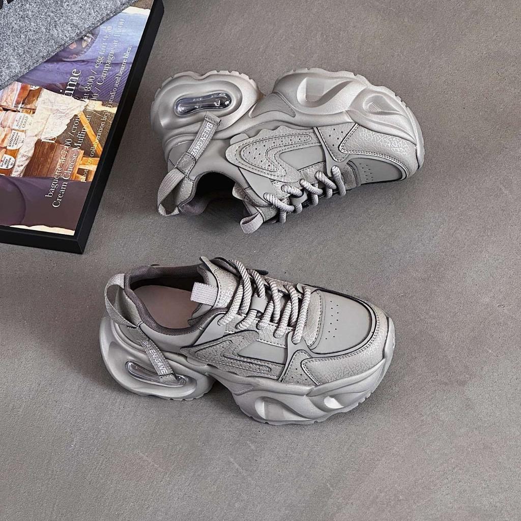 Internet celebrity dad shoes women super fire 2025 summer new popular thick sole heightening mesh breathable sports casual net shoes