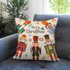 Popular NNutcrackered Cushion Cover Comfortable Reversible Pillow Cover Ideal for Car Sofa Bedroom  Beyond