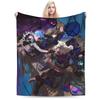 Anime Jinx Arcane Super Soft Blanket 3D Print Picnic Plush Throw Blanket Fashion Bedroom Flannel Bedspread Sofa Bed Cover