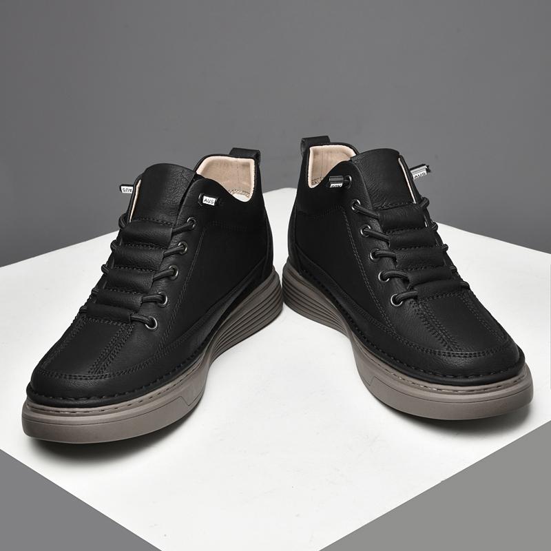 Plus Size British Style Genuine Leather Men Shoes Trend Comfortable Casual Shoes Moccasins Men Flats Shoes