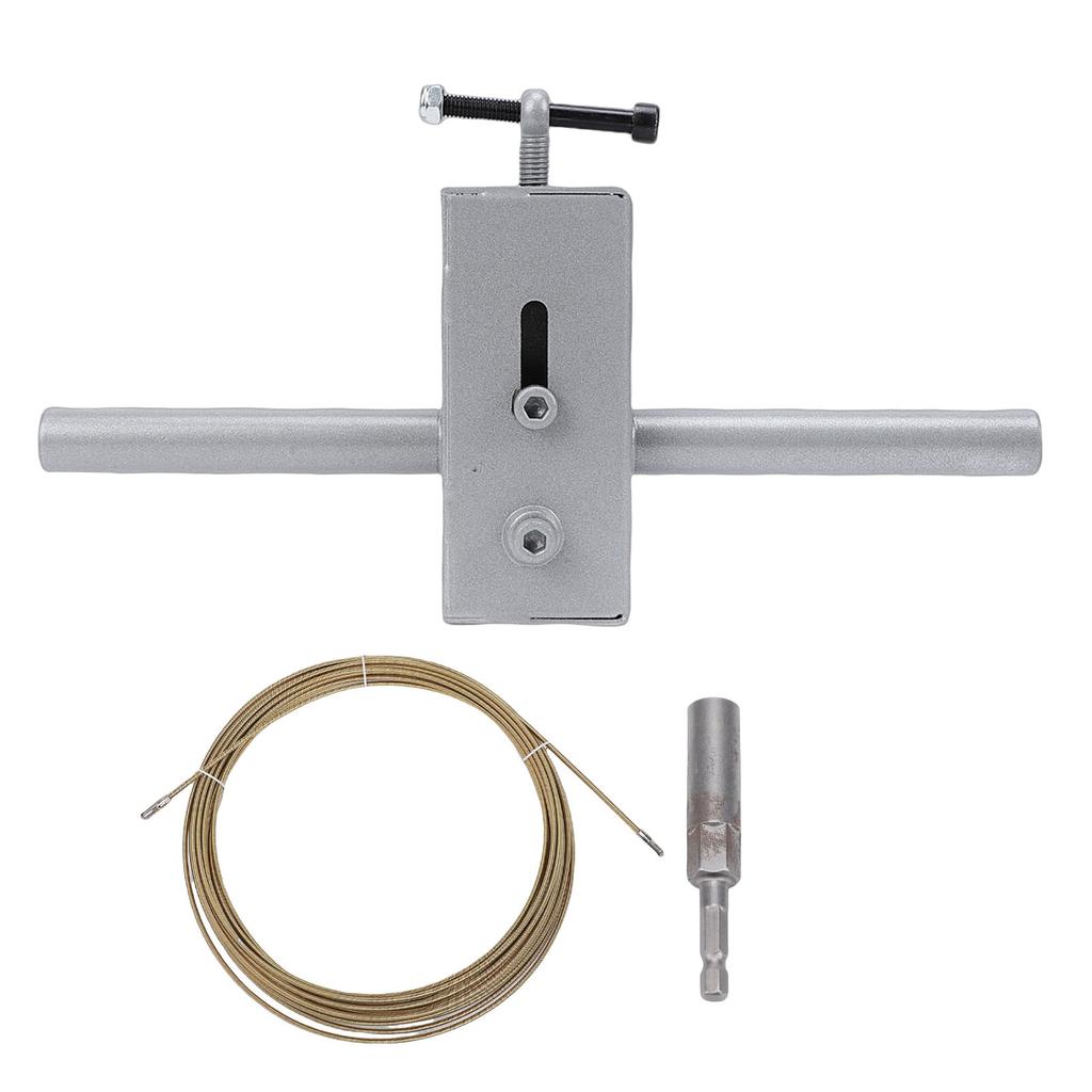 Wire Threading Device with 49.2FT Pulling Rope Drill Adapter Wall Concealed Pipe Wiring Machine for 3 8mm Electrical