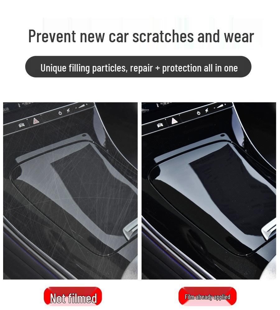 Tesla Model 3/Y Interior Protective Film for Center Console, Navigation & Gear Shift