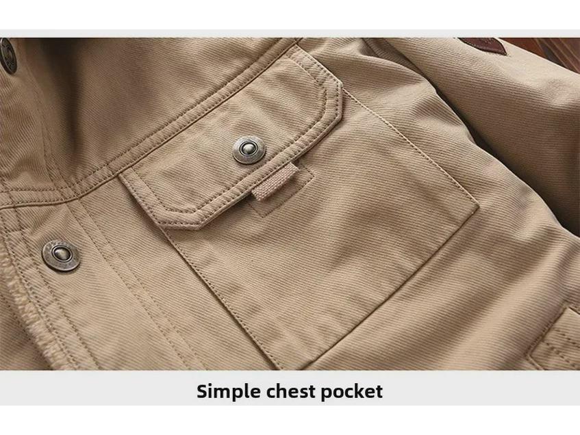 2024 Men's Winter Velvet Cotton Casual Korean-Style Jacket – Trendy Fit Warm Coat