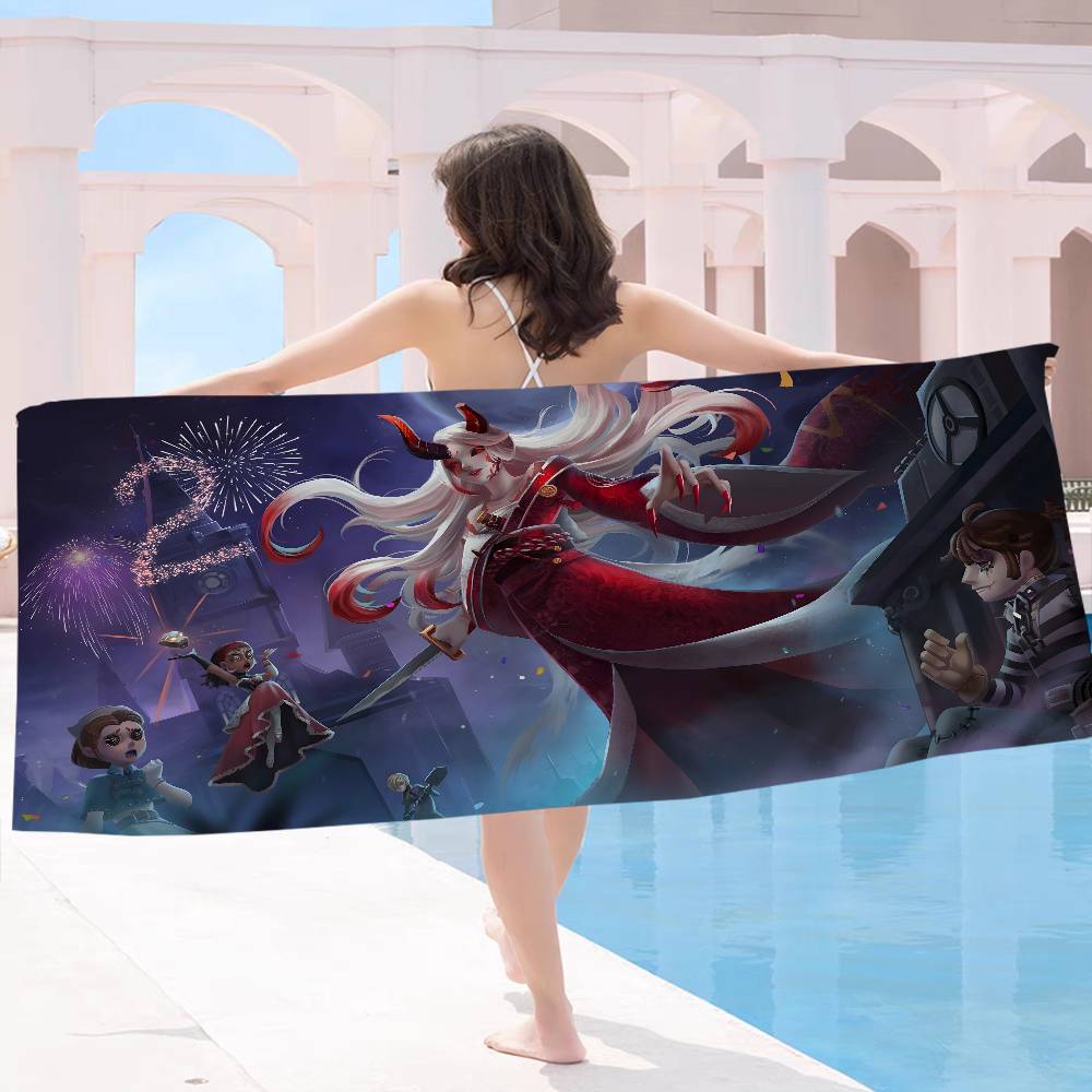 Game Suspense I-Identity V Microfiber Printed Beach Towel Mountain Climbing Yoga Beach Swimming Running Absorbent Soft Towel
