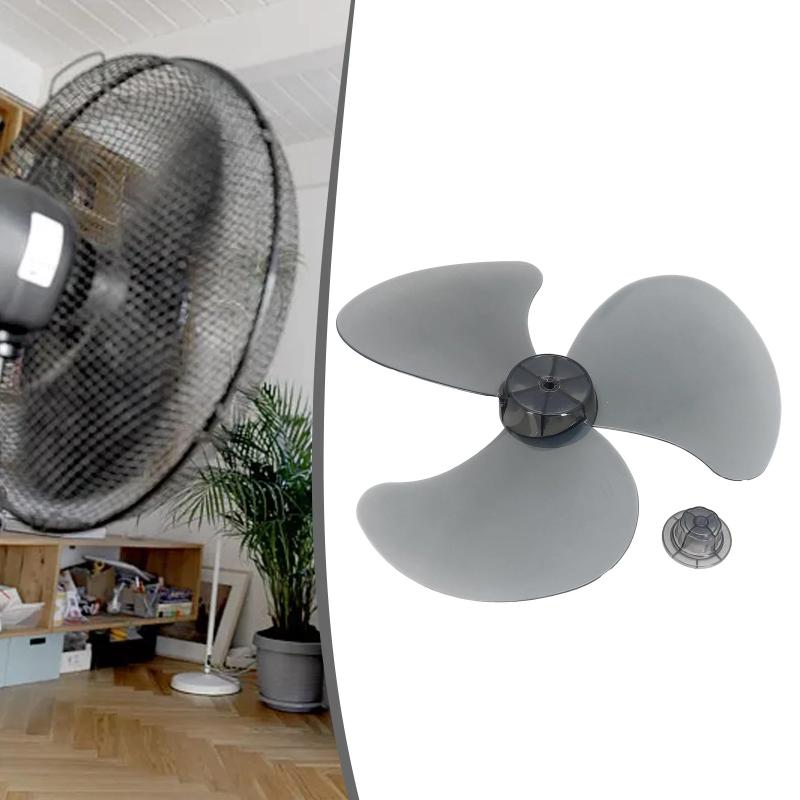 1 Set Electric Fan Diy Accessories Big Wind Plastic Fan Blade 3 Leaves For Midea And Other 16Inch 400Mm Fans Parts
