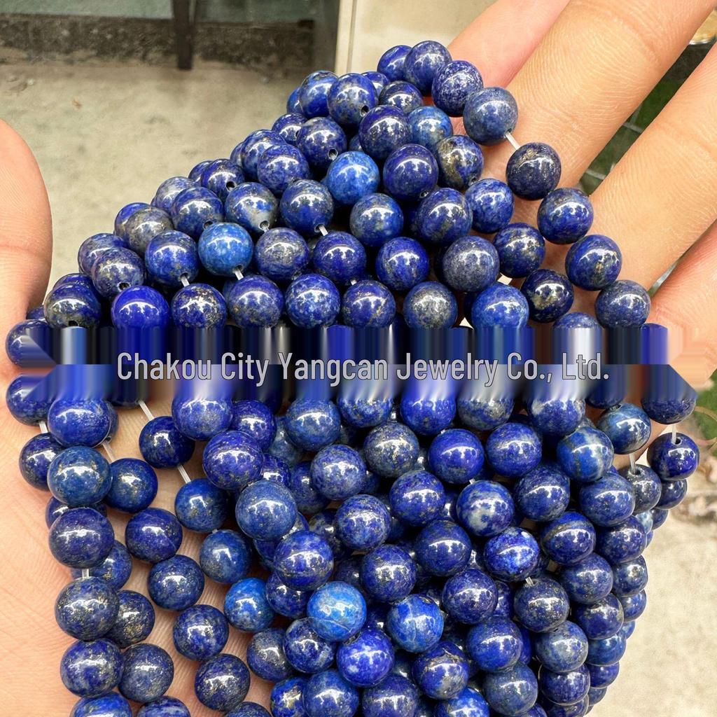 6A Old Mine Afghan Lapis Lazuli Semi-finished Loose Beads for DIY Jewelry Making