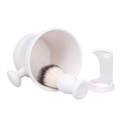 Shaving Kit for Men's Wet Shaving Brush Holder Stand Soap Bowl Mug Hair Beard Brush