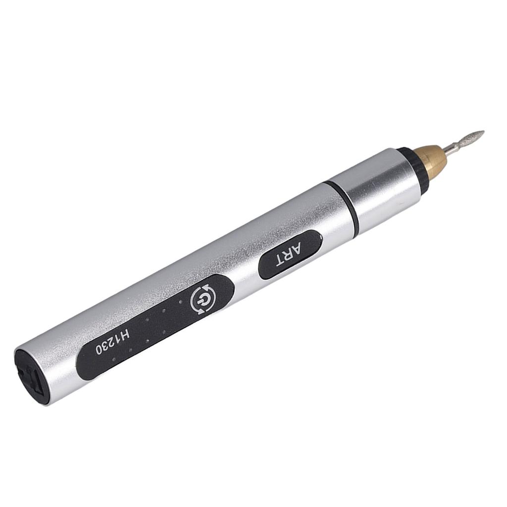 Mini Grinder Pen Rechargeable CW CCW 3 Speeds Electric Rotary Grinding Tool Built In Battery