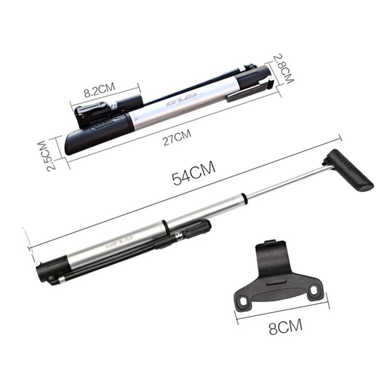 GUB P002/P003 Mountain Road Bike High Pressure Pump Portable Mini Single/Double Air Cylinder Pump