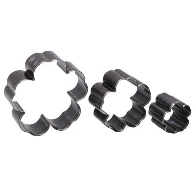 3 PCS Alloy Steel Leather Cutting Dies Leather Punch Tools  For DIY Leather Craft