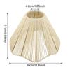 Woven Lampshade Dustproof Ceiling Lantern Cover for Teahouse Cafe Farmhouse