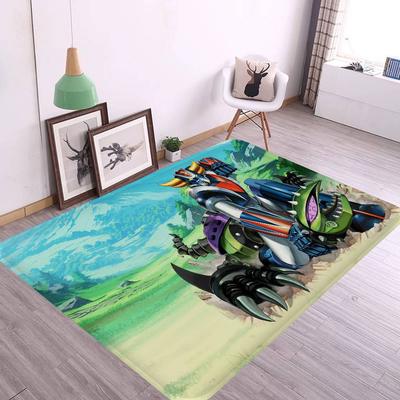 UFO Robot Grentizer Japonés Felpudos para Habitación Más Baratos Antideslizantes Modernos para Sala de Estar Balcón Alfombras Domésticas Estampadas