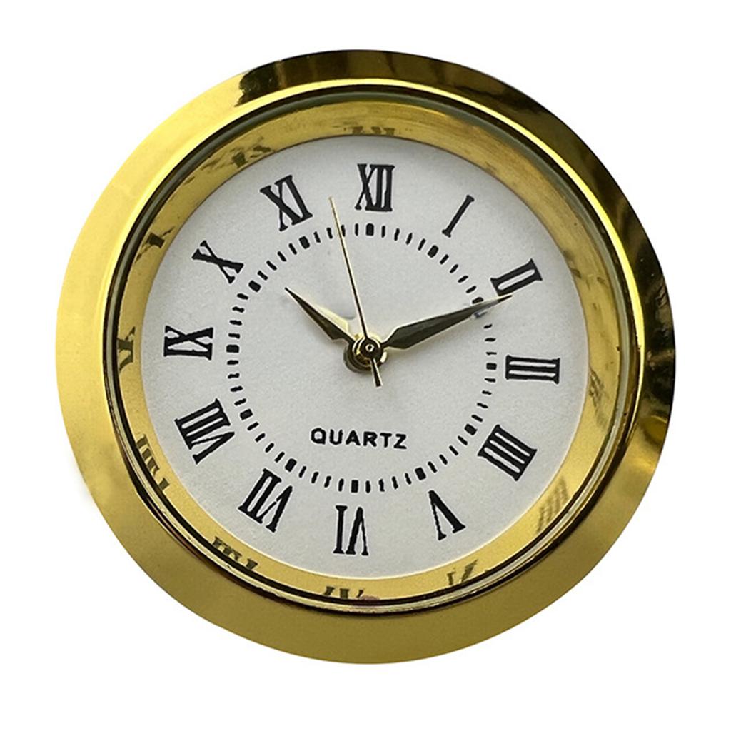 Classic Clock Craft Quartz Movement 36mm/55mm Round Clocks Head Insert Roman Number Little Clock Arabic Numbers Clock Insert
